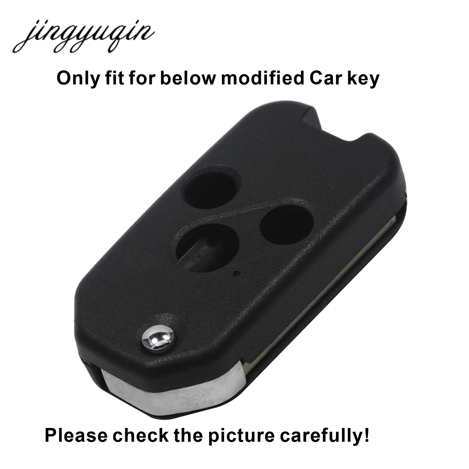 Кожаный чехол jingyuqin с 3 кнопками дистанционного ключа для Honda For JAZZ/CRV Odyssey CIVIC ACCORD