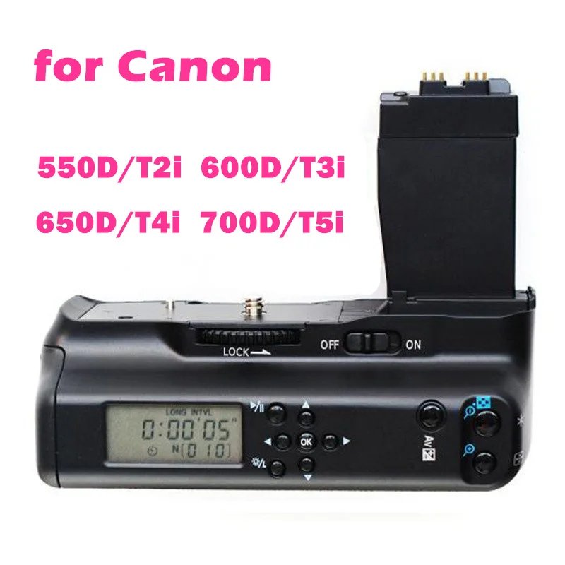 NEEWER Multi Power Battery Grip Pack for Canon 550D 600D 650D 700D