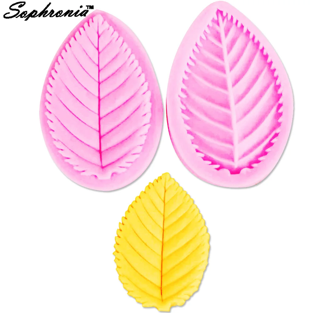 

Sophronia Rose Leaf Veiner Silicone Cake Molds Cake Decoration Mold Petal Moulds Silicone Form For Baking Tools M454