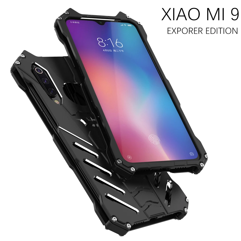 Чехол R-just, металлический алюминиевый чехол для телефона с ЧПУ и Бэтменом для Xiaomi mi 9 8 6 5 5S pLUS Max 2 3 mi x 3 2S mi x3