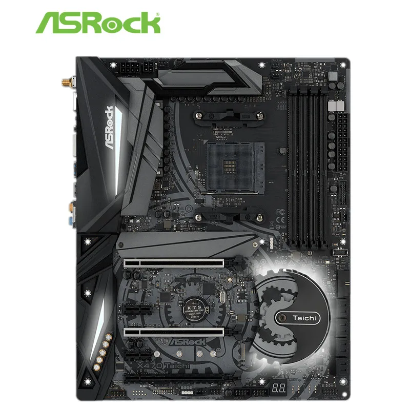 Полностью новая материнская плата ASRock technology X470 Taichi Taiji ATX с поддержкой AMD 2700x