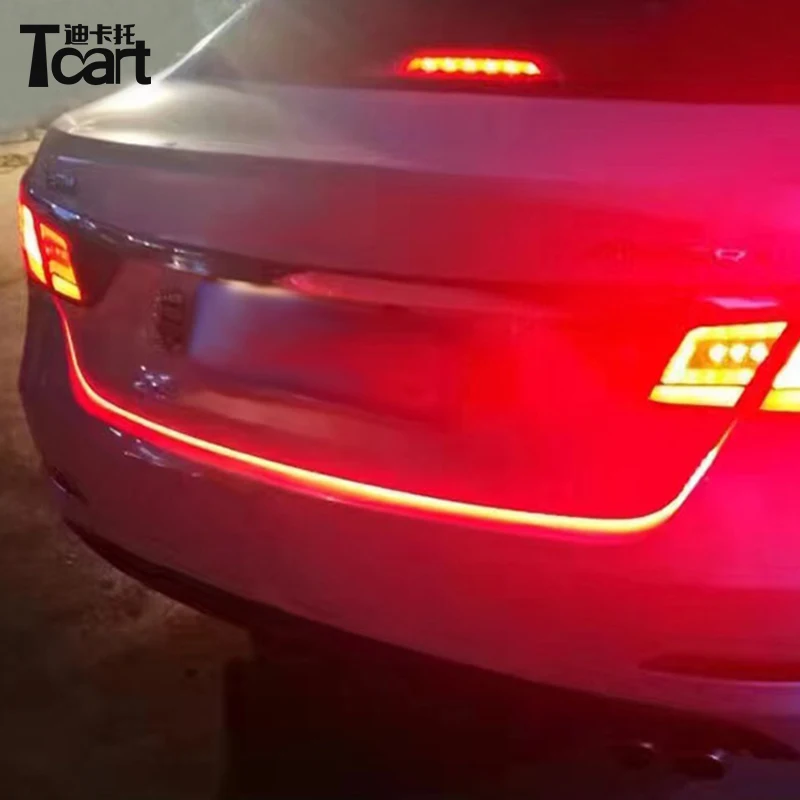 

Tcart Free shipping For Chevrolet CRUZE SPARK LED Auto 12V brake tail strip light decorative brake/stop light strip