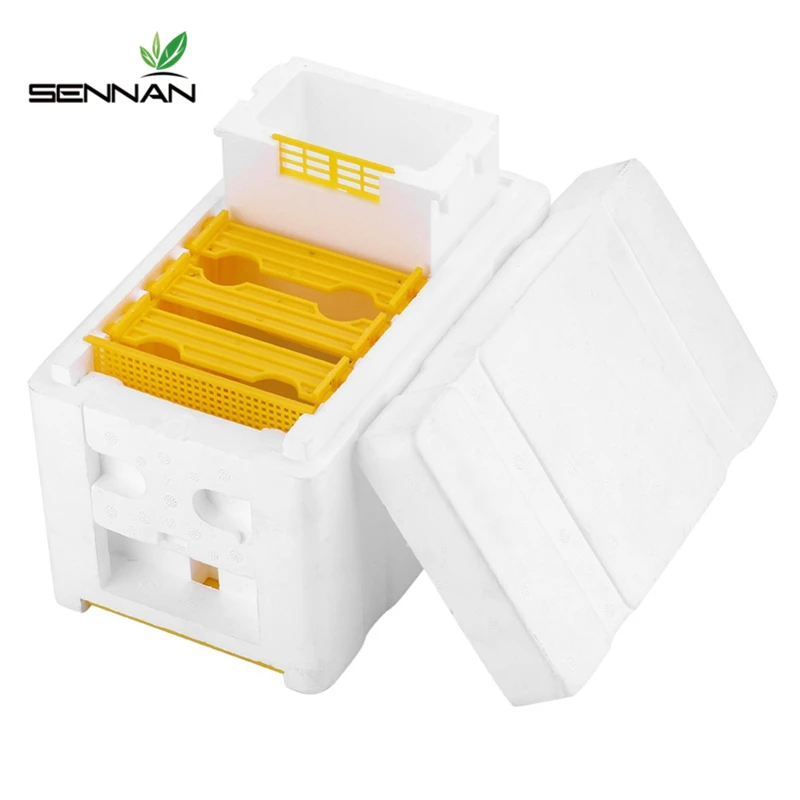 

SenNan Hive Box Harvest Bee Hive Beekeeping King Box Pollination Box Beekeeping Tool Harvest Bee Hive Solid Cedar Wood