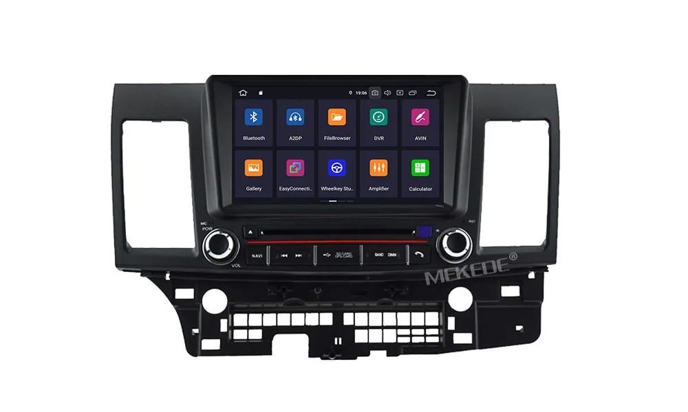 Sale Android 9.0 8"2din car gps navigation radio cassette player for Mitsubishi Lancer EX EVO Lancer 10 2006-2016 WiFi BT USB navi 16