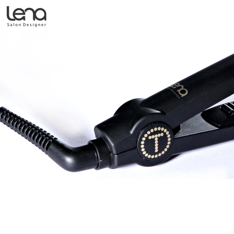 Lena LN-86 Professional черный мм 38 мм титановая нагревательная пластина выпрямитель для волос выпрямление железа для укладки волос Styler Инструменты