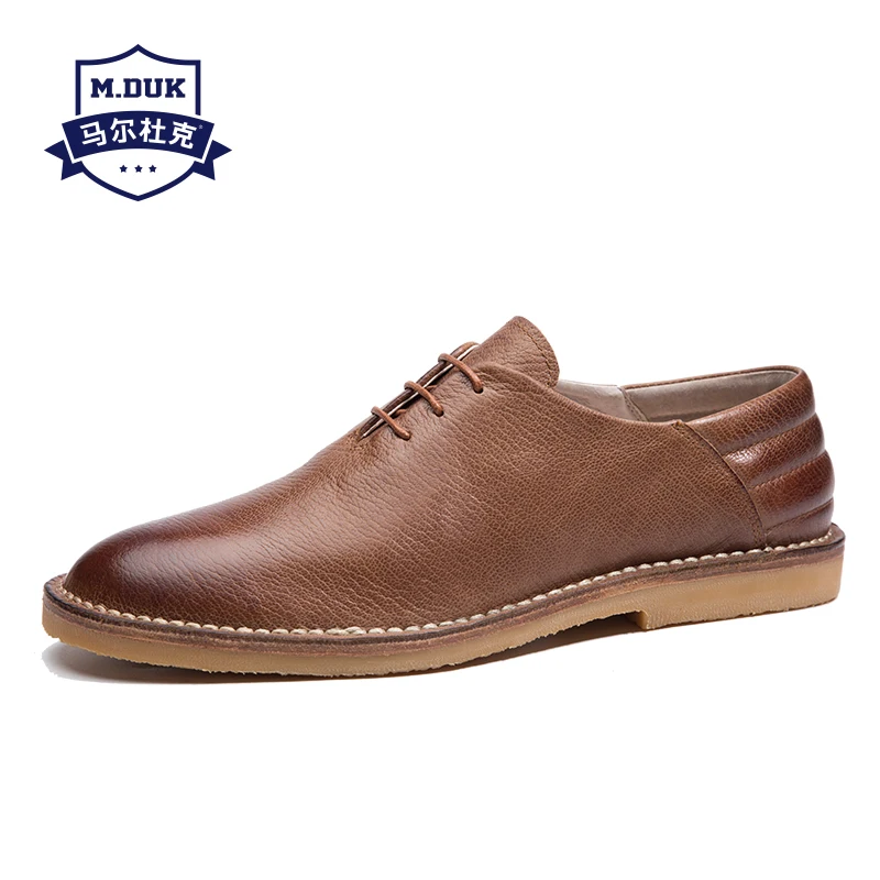 

2018 new spring summer Genuine Leather Men's casual leather shoes all-match cowhide breathable sneaker fashion men casual shoes