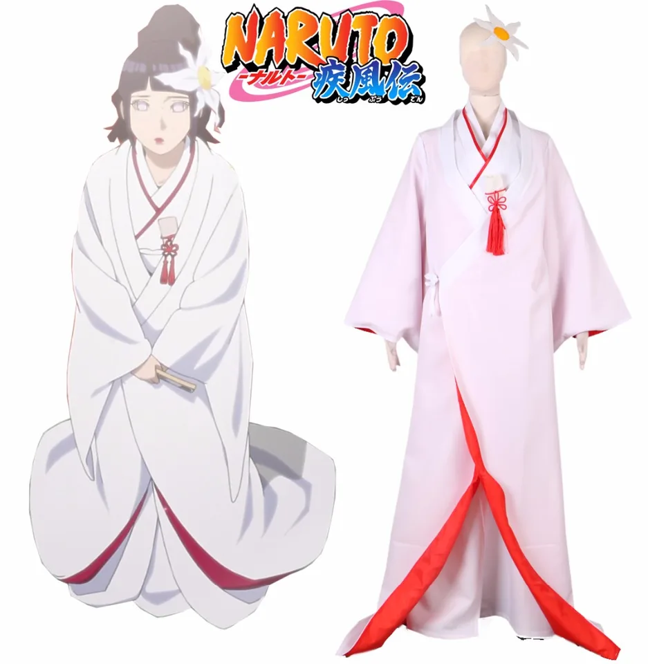 Naruto Shippuden Anime Dibujos Hyuga Hinata Kimono De Boda Vestido Del Traje De Cosplay Cosplay Costume Dress Cosplaywedding Dress Costume Aliexpress