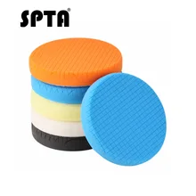 SPTA 6 дюймовые желтые/оранжевые/синие/черные/белые полировочные колодки комбинированные полировочные колодки Набор для полировщика автомобиля- Выберите цвет