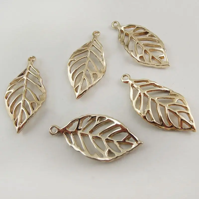 GraceAngie 10PCS/Pack Alloy Rose Gold Hollow Fashionable Natural Style
