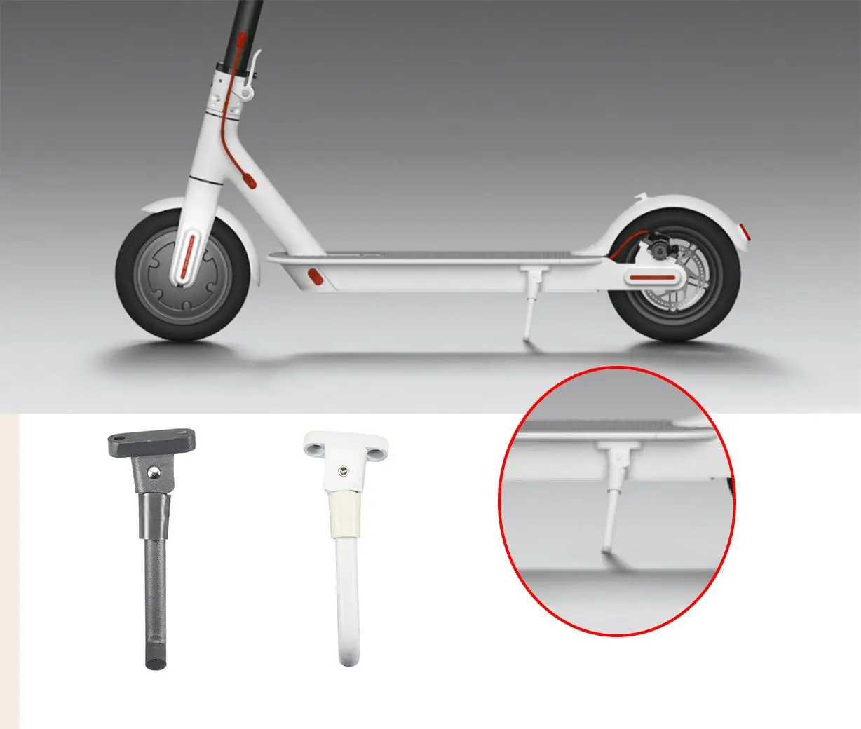 Скутер аксессуары стоянка для Xiaomi Mijia M365 электрическая подставка для скутера одноколесного велосипеда стабилизатор держатель кронштейн комплект штатив-Трипод