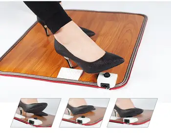 

Foot switch Waterproof Electric Heating Mat Heating Pad Warm Foot Blanket office electric heating mat winter warm 50*30cm