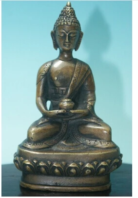 Rame Ottone Artigianato Cinese Asian Cina, Antiguo Budismo Tibetano Tara Estatua De Buda Guanyin Statua Auspicioso Estatua De