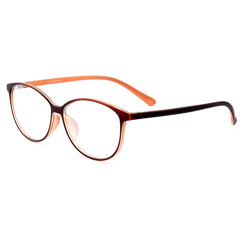 BAONONG Новое поступление шикарный простой дизайн сверхлегкий TR90 оптические очки полная оправа для женщин очки по рецепту Y1033 - Цвет оправы: C12