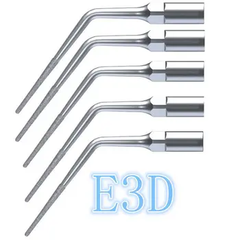 

5pcs Dental Ultrasonic Scaler Endo tips Diamond Coated for EMS Woodpecker Style