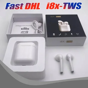 

20PCS/Lot Wholesale i8x TWS Earbud Wireless earphone Mini V4.2 Stereo Bluetooth Earphones Twins for Smart Phones Free DHL