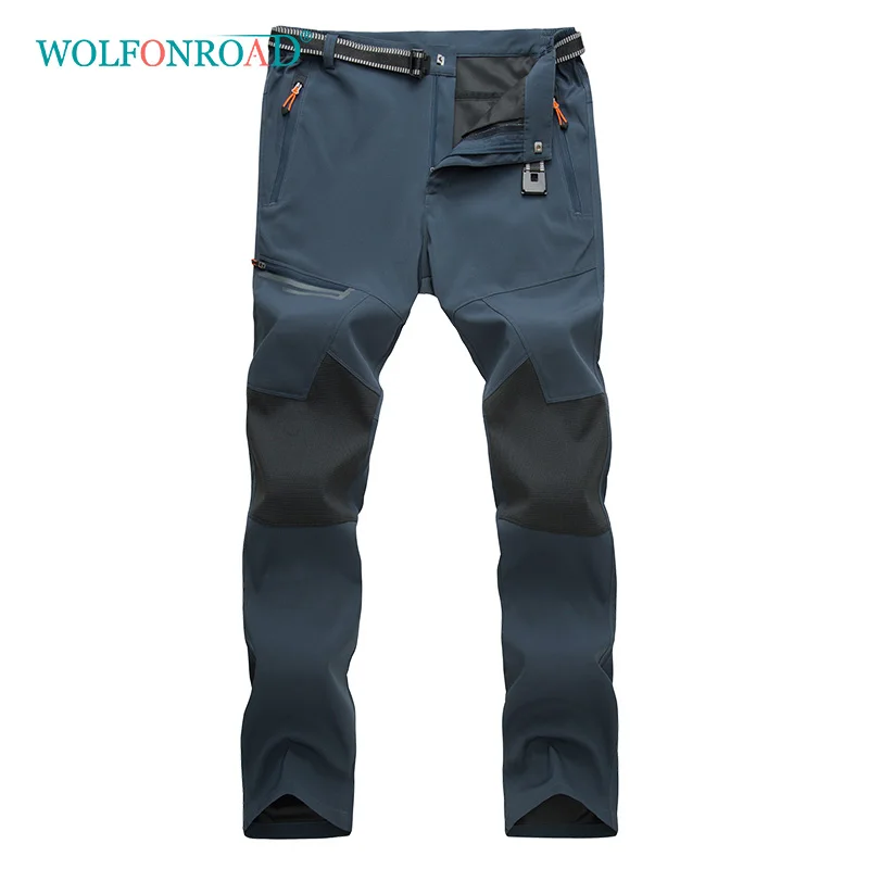 WOLFONROAD походные брюки мужские летние легкие водонепроницаемые походные длинные брюки для кемпинга походные брюки больших размеров для улицы Спортивная одежда 5XL