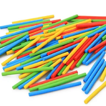 

1 set Wooden Counting stick Digital stick children's educational toys math toys