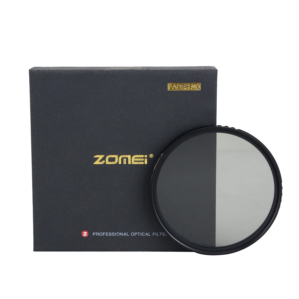 

Zomei Ultra Slim ABS Fader ND Adjustable Variable ND2-400 Neutral Density Filter for DSLR Lens 49/52/55/58/62/67/72/77/82mm