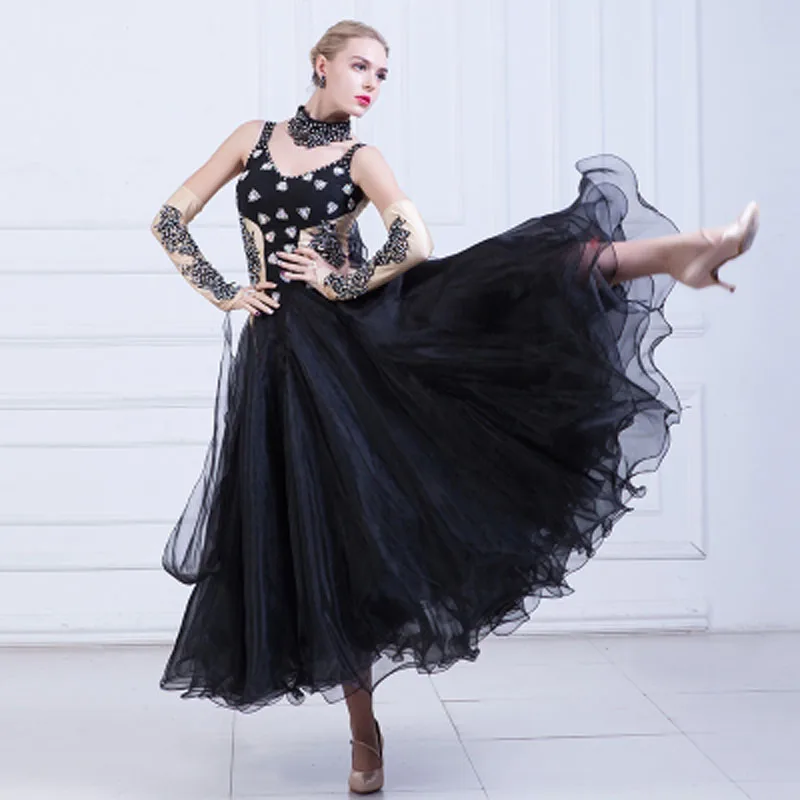 Top Quality Professional Standard Ballroom Dance Costume Extra Plus