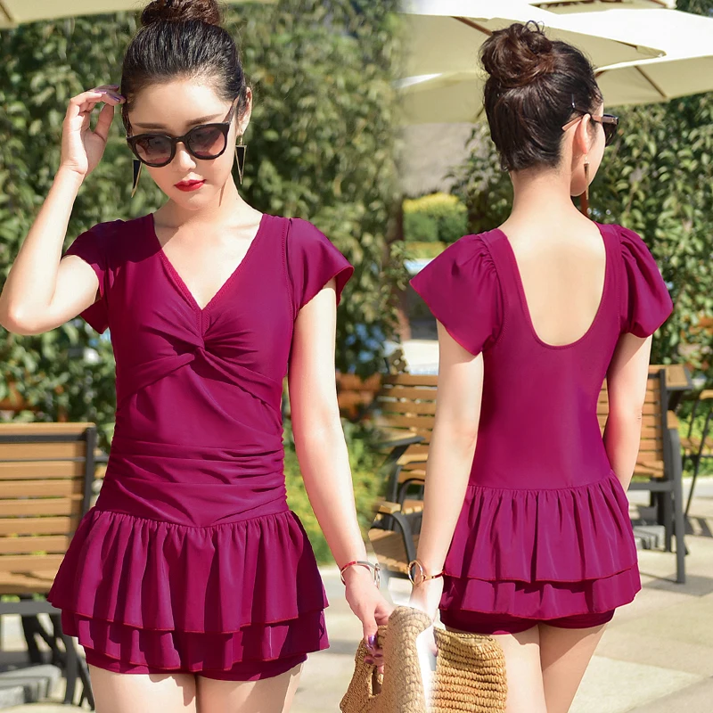 High Quality Swimwear Women Brand Ruffles Sexy Padded Bra Swimsuit Slim