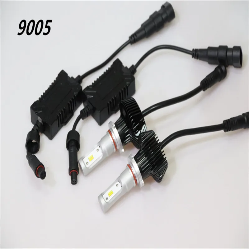 Hoping 2017 Dual Color Led Headlight 9005 HB3 50W 4000LM Car LED bulbs Auto Headlamp Fog Light DRL light source | Автомобили и