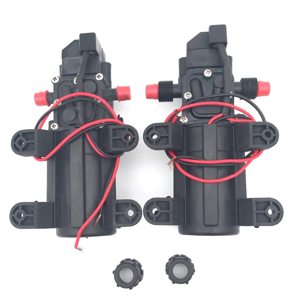 DC12V 70 Вт Электрический мембранный Водяной насос 6L/мин 130PSI высокое Давление самовсасывающий насос для водяной мембранный насос