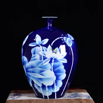 

Jingdezhen ceramic Masters Hand Painted Vases Chinese Style Living Room Porch Decorating Arts And Crafts modern home decor vase