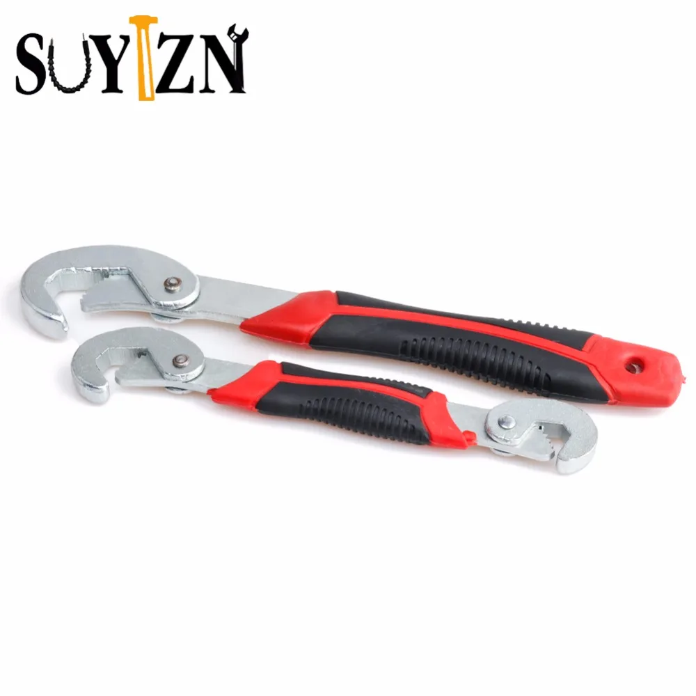 

2Pc Universal Wrench Adjustable Wrench Set Open End Wrench Snap N Grip Tool Spanner Supporting Tool Multi-function Zk63