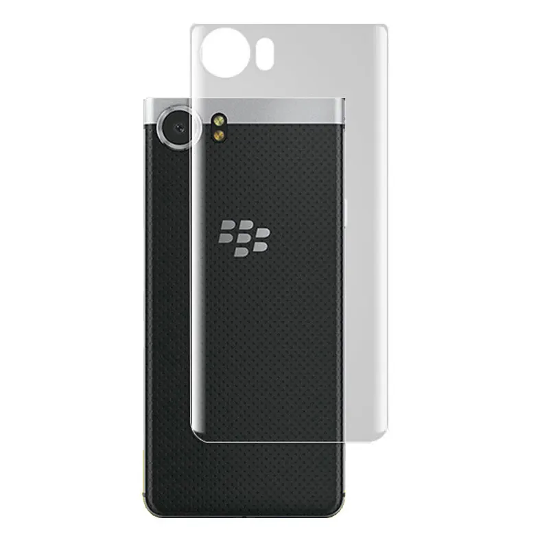 Ultra Clear HD Full Coverage Anti-Bubble Silicone Layer TPU Film Screen Protector (Optional Back Cover) for BlackBerry KEYOne