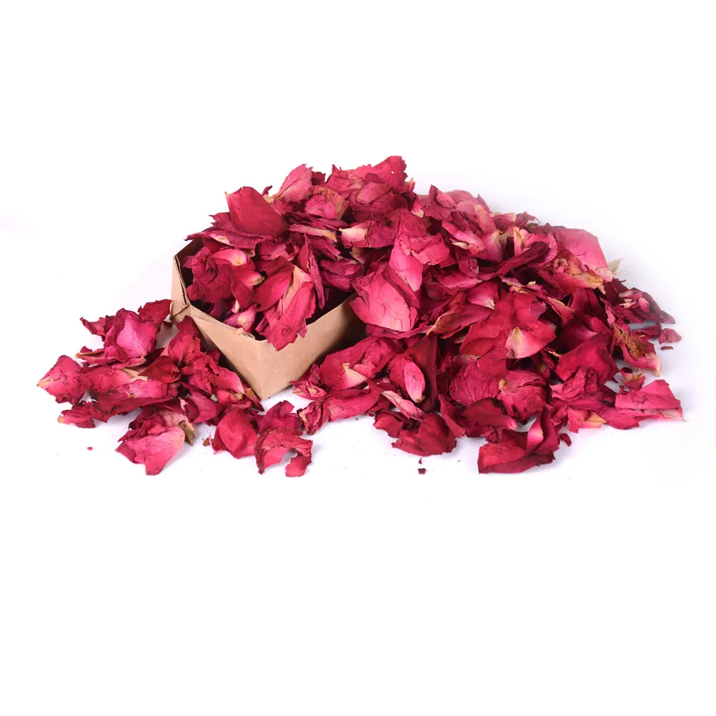 Романтический 30/50/100 г натуральный высушенный лепестки роз для ванной сухой, украшенное цветочными лепестками, курорт отбеливающий душ ароматерапия купальный питания