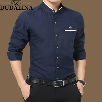 

Dudalina Oxford Shirt Male 2020 Long Sleeve Men Shirt Casual High Quality Business Man Shirts Slim Fit Designer Dress