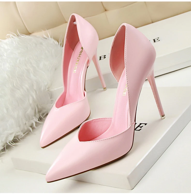Women's Pumps Women High Heels Shoes' Slip-On Women High Heels Shoes Size 40 Pointed Toe 2018 Hot Women Pumps Shoes Party Office (8)