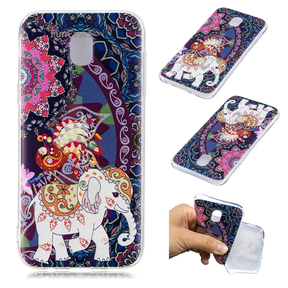 Lovely Unicorn Case sFor Hoesje Samsung J530 European Version Soft TPU Phone Case Accessory Back Cover Samsung Galaxy J5 2017 EU