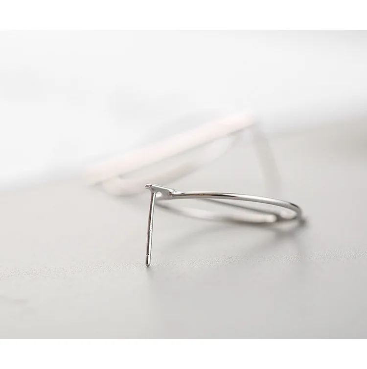 Новое поступление серебряные круглые серьги-гвоздики 925 пробы серебряные серьги-гвоздики для женщин ювелирные изделия Pendientes Brinco