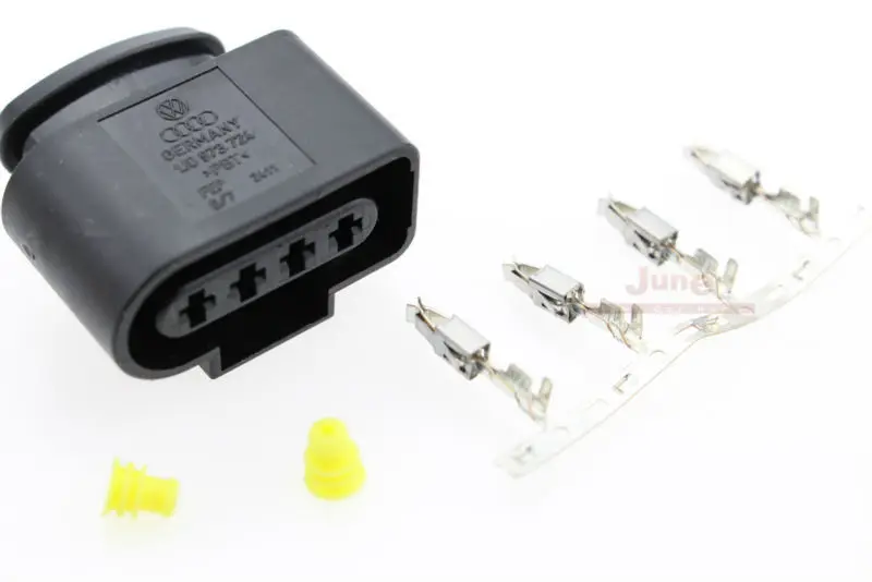 1J0 973 724 For Spark Plug Connector, Ignition Coil; 4 pin, with
