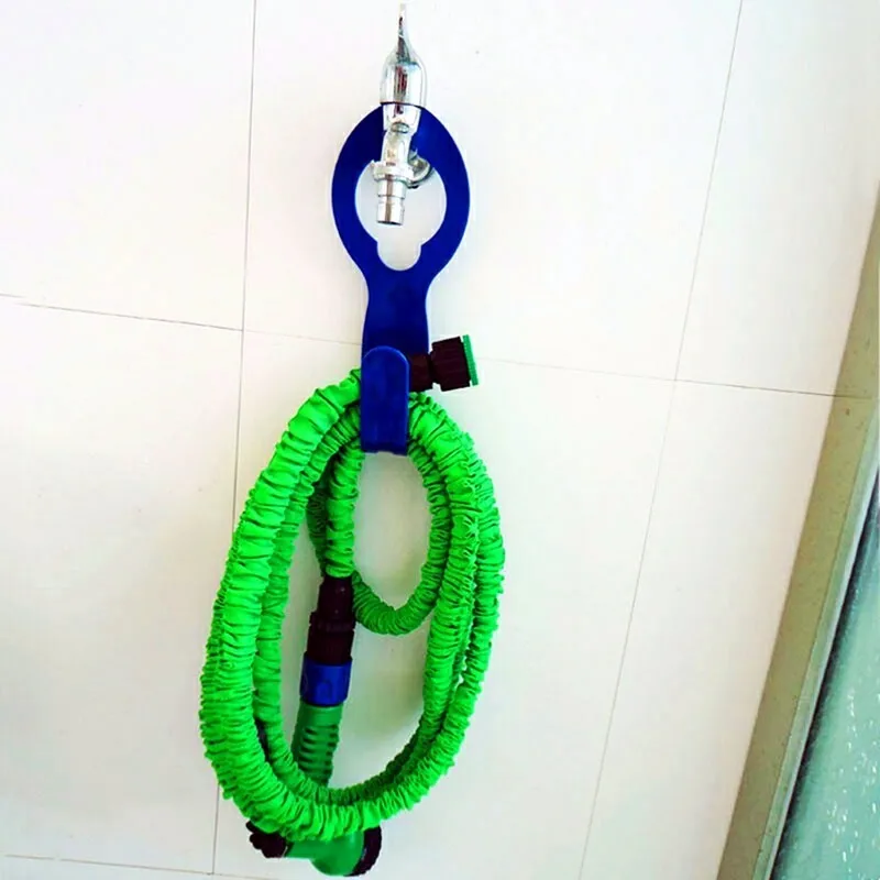 21.7cm Plastic Hose Hanger Blue Durable Garden Expandable Hose Holder