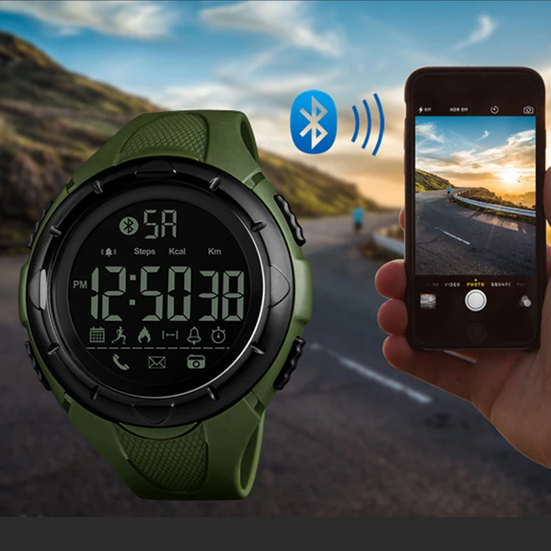 Men Smart Watch Chrono Calories Pedometer Multi-Functions Sports Watches For Man Clock Digital Wristwatches Relojes SKMEI 2018 Men Smart Watch Chrono Calories Pedometer Multi-Functions Sports Watches For Man Clock Digital Wristwatches Relojes SKMEI 2018