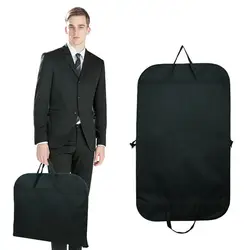Zebella черный Для мужчин пыли вешалка одежда Гар Для мужчин t костюм чехол для хранения сумки Прочный Для мужчин Бизнес поездки дорожный