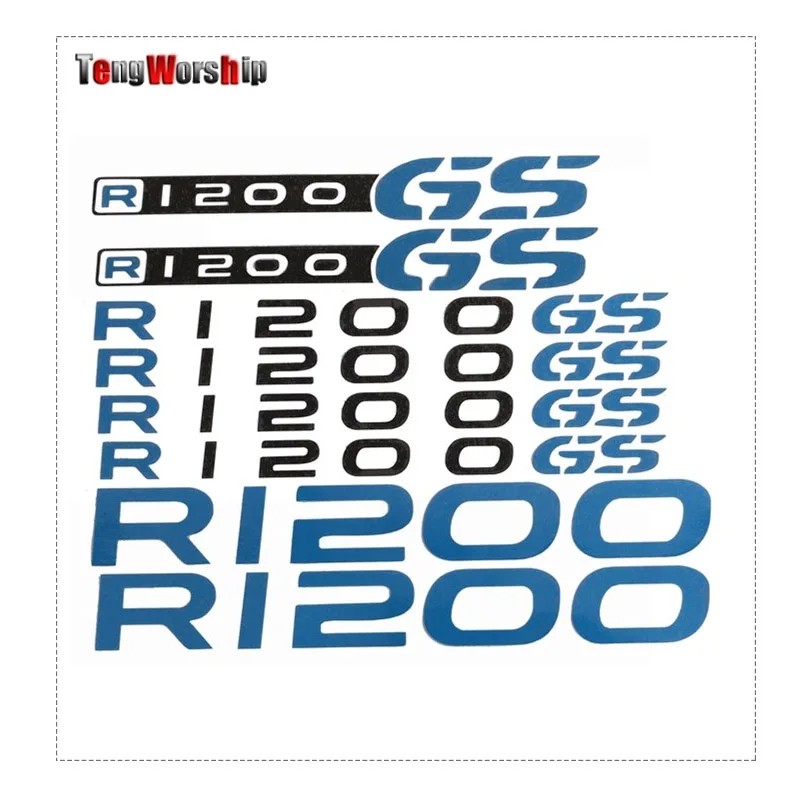 

Motorcycle New Arrival Fashion Decoration REFLECTIVE Logo Stickers For BMW R1200GS R 1200 GS
