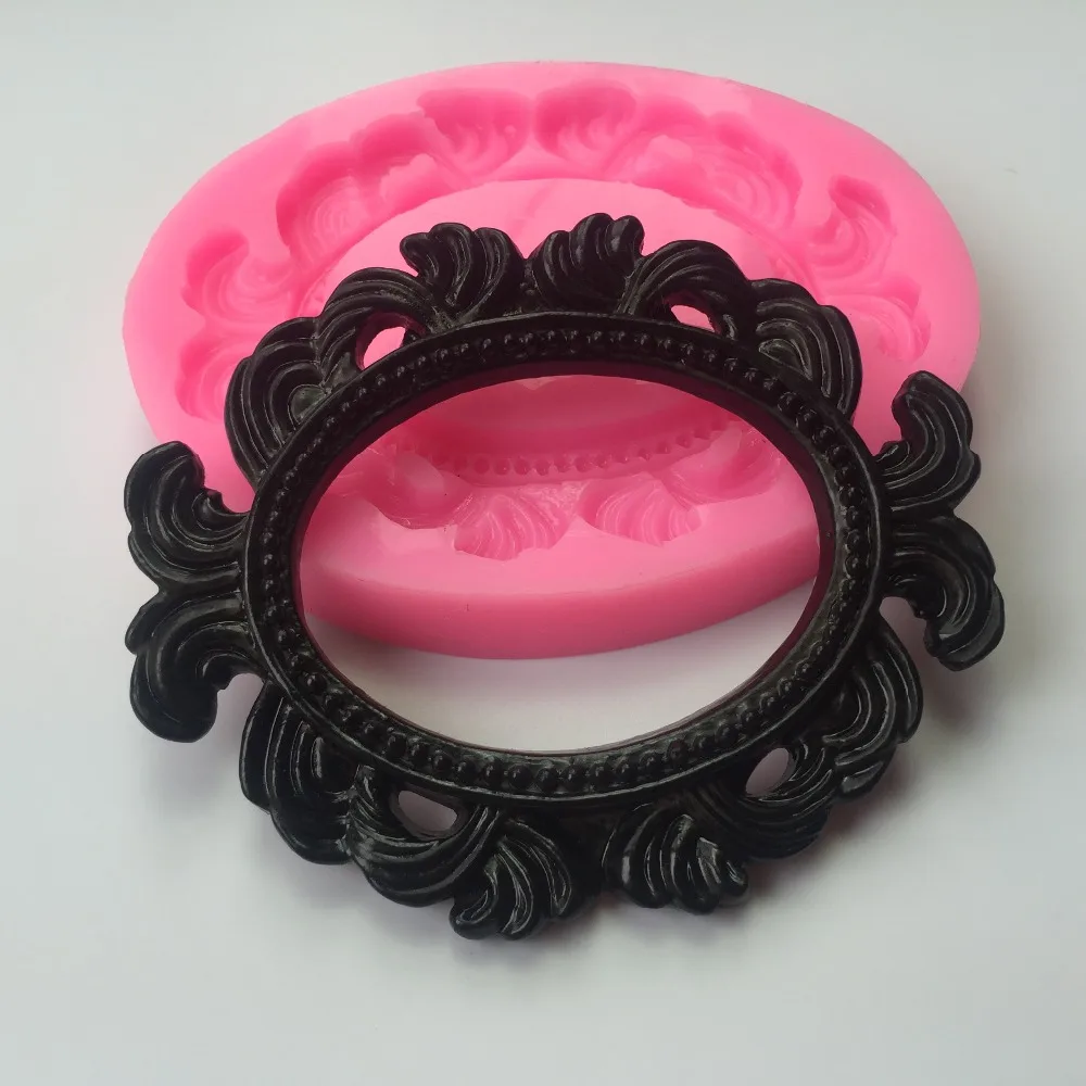 

Silicone Fondant Cake Decorating Mold Baking Mold Cookware Tool Bakeware Tool Photo frame picture frame chocolate Silicone mold
