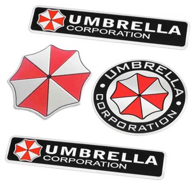 

Car styling 3D Aluminum alloy Umbrellacar stickers Resident Evil decals for Suzuki SX4 SWIFT Alto Liane Grand Vitara Jimny Cross