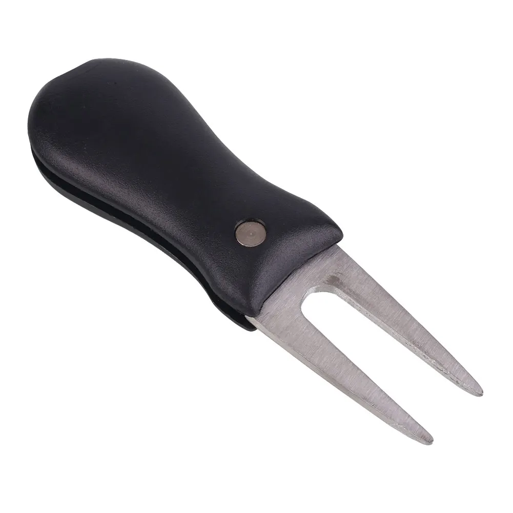 Golf Club Golfer Pivot Opened Switchblade Divot Repair Tool For Golf