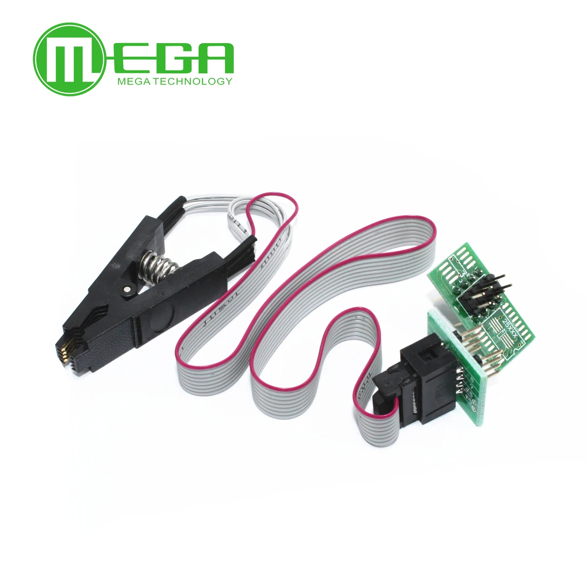 

update version SOIC8 SOP8 Test Clip For EEPROM 93CXX / 25CXX / 24CXX in-circuit programming+2 adapters