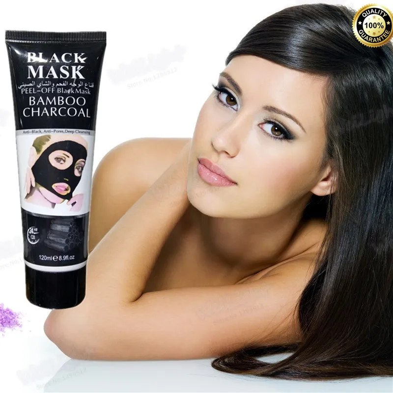 

Charcoal Black Mask Masque Points Noirs Cleansing purifying peel off Black Head Facial Mask,Close Pore 120ml