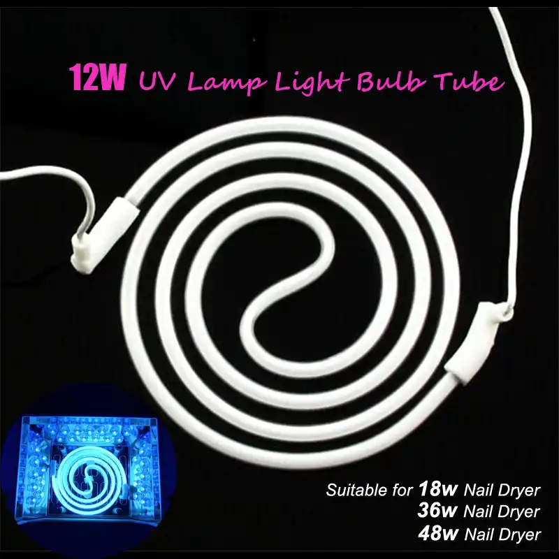 tubo espiral de led uv ccfl de 12w para