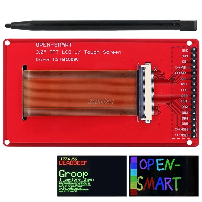 3," TFT lcd сенсорный экран Плата расширения щит с стилусом для UNO R3 Nano Mega2560