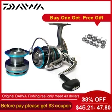 Оригинальная спиннинговая Рыболовная катушка DAIWA PROCASTER 2000A 2500A 3000A 4000A 7BB для морской ловли карпа+ запасная металлическая катушка Рыболовная катушка s