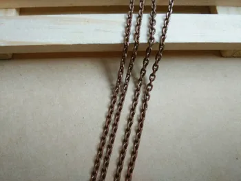 

Free shipping bracelet necklace material DIY steel chain accessories Jewelry parts brass chain2.5*3.9MM SMB1009