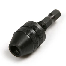 1 PCS 1/4″ Shank Keyless Conversion Chuck Adapter Power Impact Driver Quick Change Drill Converter Hex Rotary Tools Drill Bit