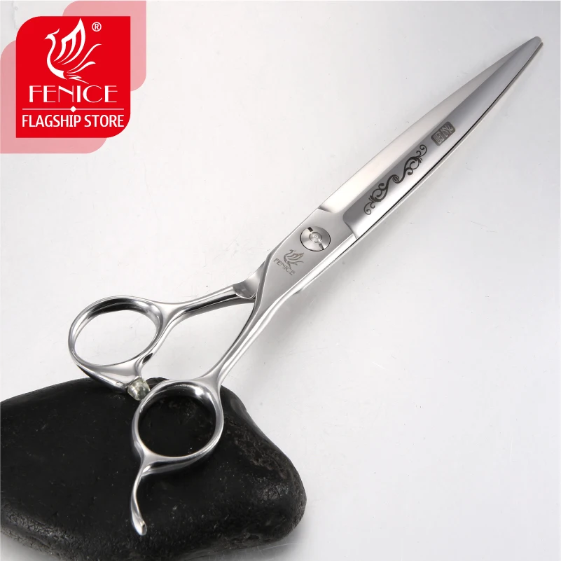 Fenice 7 25 дюймов Professional Pet Уход за лошадьми ножницы для товары собак цветочный узор